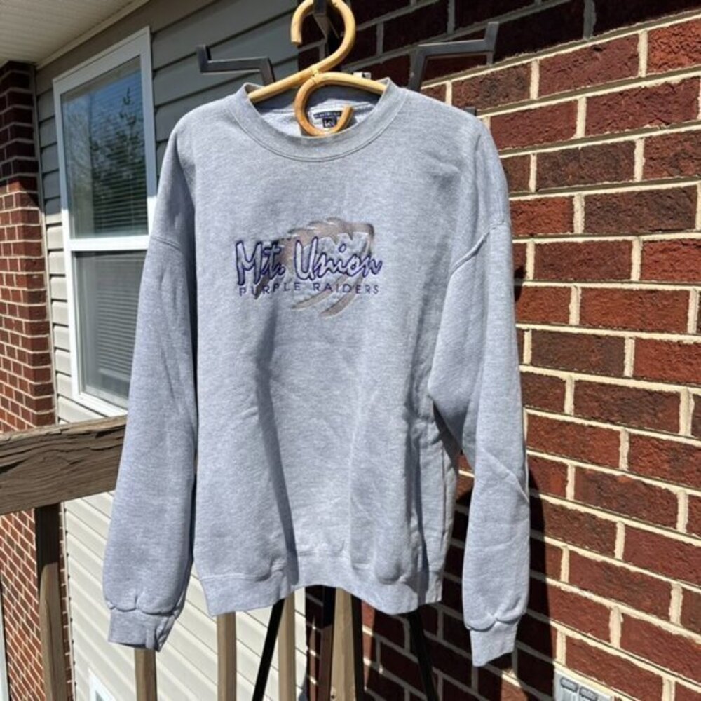 Vintage Lee Mt. Union Gray Crewneck XL
